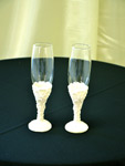 Bride & Groom Champagne Glasses